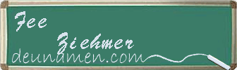 Fee Ziehmer Visitenkarte